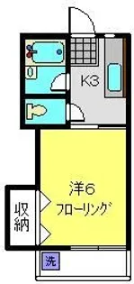 メゾン京屋【302号室】の間取り