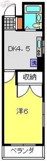 みほビル【402号室】の間取り