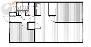 エクレールHARUI【205号室】の間取り