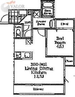 エクレール松が枝【3階】の間取り