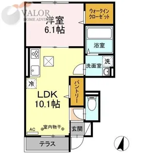 Colmar【1階】の間取り