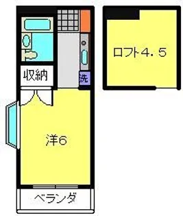 クレスト【303号室】の間取り