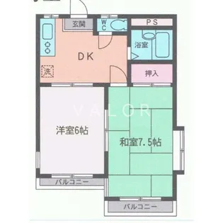 シャトレー南台【3階】の間取り