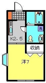 ローズハウス【101号室】の間取り