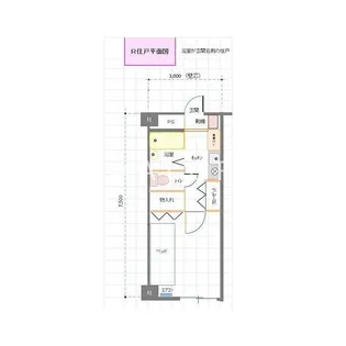 マーガレット東林間(女子学生専用)【1階】の間取り