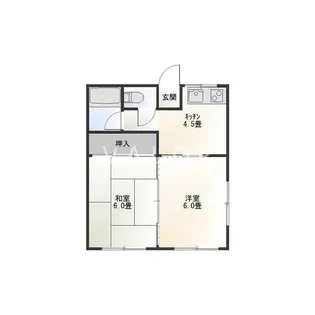 ツカサフラット【2階】の間取り