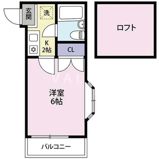 ベルメゾンNo41相模原【1階】の間取り