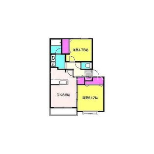 ドリームSEFA【2階】の間取り