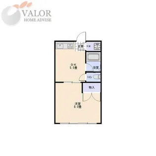 サンハウス相南【1階】の間取り