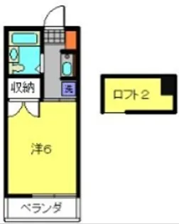 ピュア・ブラッサム【1階】の間取り