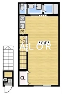 Olive Terrace高ヶ坂【2階】の間取り