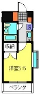 デアベルクハイム【301号室】の間取り