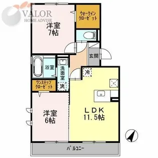 グランドュール【3階】の間取り