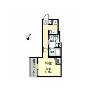 ポラ ステラ大和【3階】の間取り