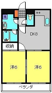 クレール大澤【3階】の間取り