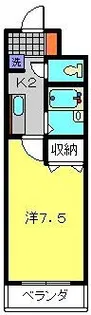 さがみのハイツ【201号室】の間取り