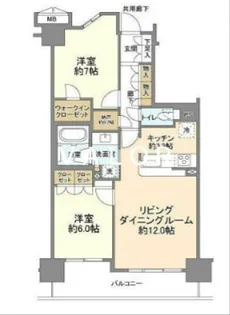 エム・ブランド相模大野【6階】の間取り