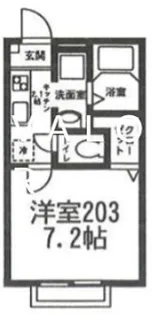 パナハイツ伊藤【2階】の間取り