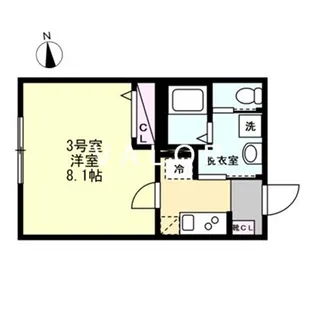 ベイルーム本厚木旭町【1階】の間取り