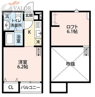 シンフォニア座間【1階】の間取り