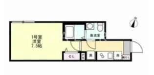 ベイルーム相模大野【1階】の間取り