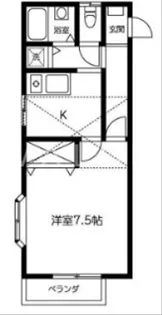 コスモス旭町【1階】の間取り
