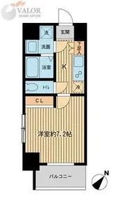 Primal Machida【9階】の間取り