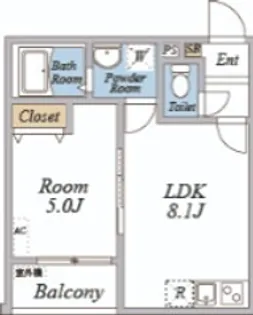 カサデルソルVI【1階】の間取り