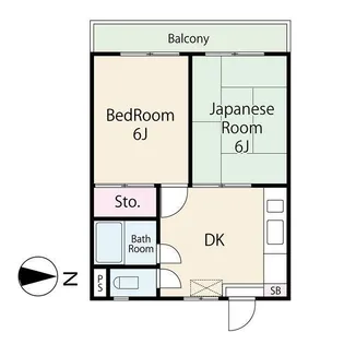 第一加藤コーポ【1階】の間取り