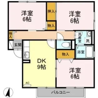 ステージ A【2階】の間取り