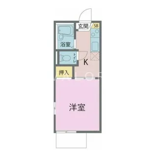 ラプラス林間【1階】の間取り