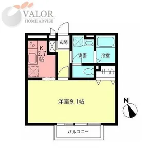 イーストウッド【1階】の間取り