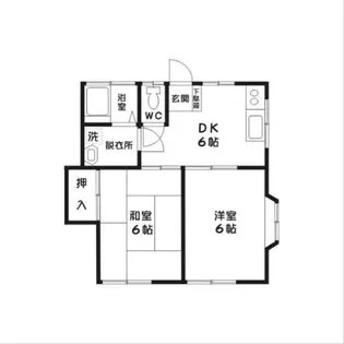 エクセルフラットIII【1階】の間取り