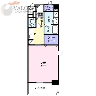 ウィステリア海老名【1階】の間取り
