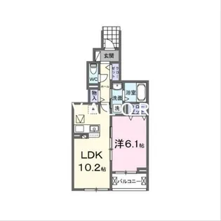 マウンテン富士【1階】の間取り