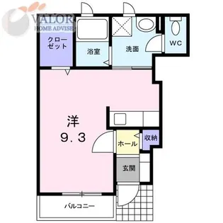 サウザンコートA【104号室】の間取り