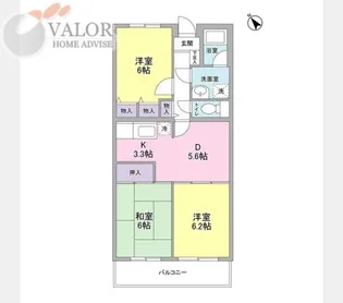 パンセ・チェリー【1階】の間取り