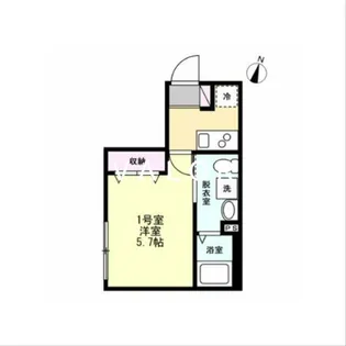 ベイルーム南林間【3階】の間取り