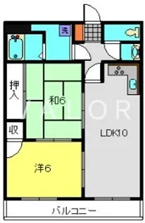 シャルムピエス【3階】の間取り