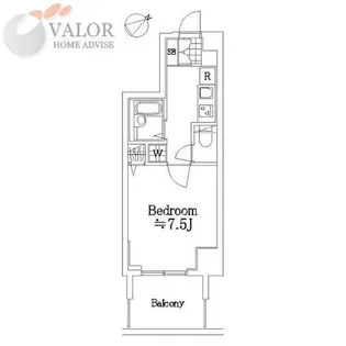 アーバイルトルム町田【13階】の間取り