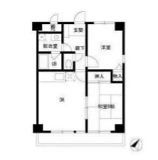 コンフォートソシアK【1階】の間取り