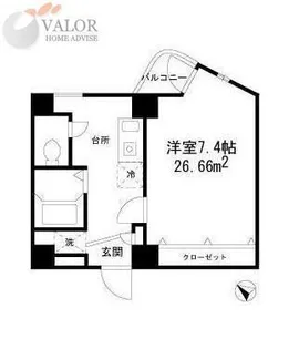 ラ・フルール芹ヶ谷【2階】の間取り