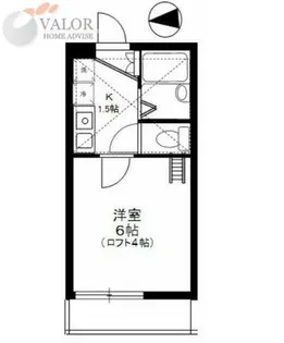 ロバリア古淵【1階】の間取り
