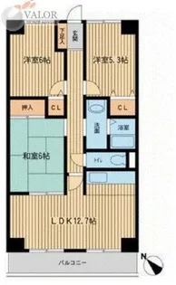 エスポワール ルーチェ【5階】の間取り