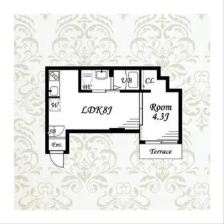 ソレア町田【1階】の間取り