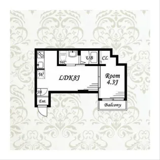 ソレア町田【2階】の間取り