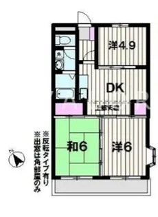 サンモールクレスト【1階】の間取り
