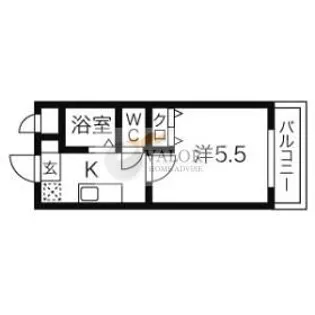 MORIYAMANSION【1階】の間取り