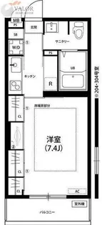 リブリ・Unitee【1階】の間取り