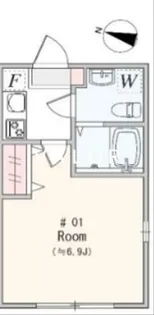 アザーレ・レーヴ淵野辺【1階】の間取り